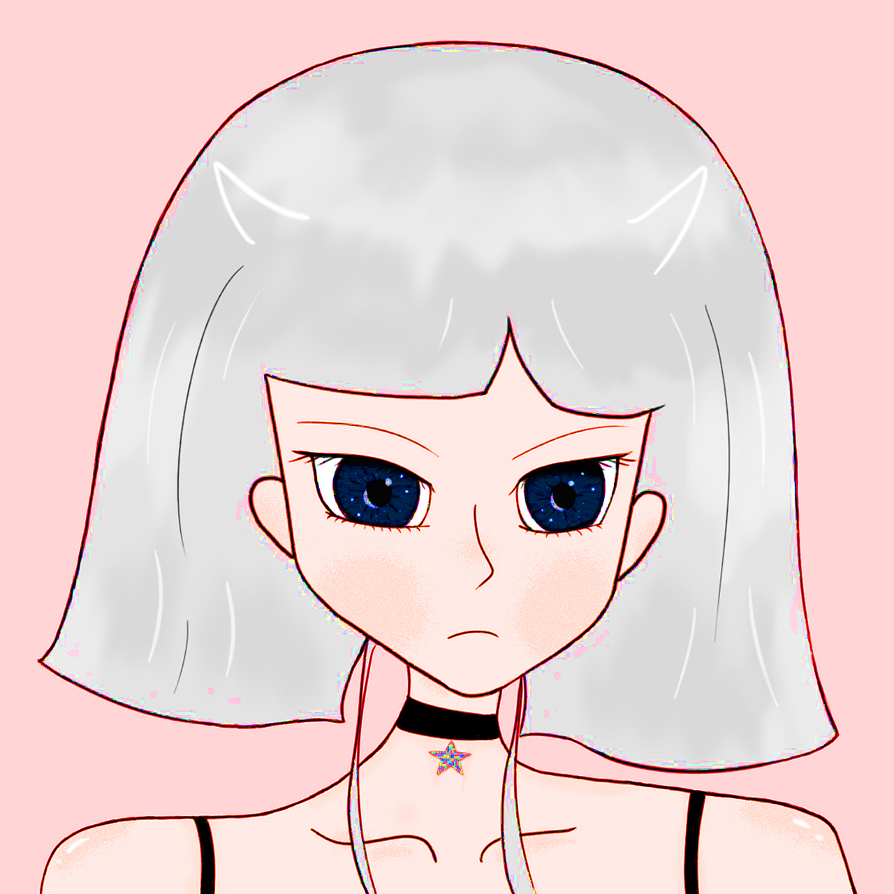 水母头卡通头像