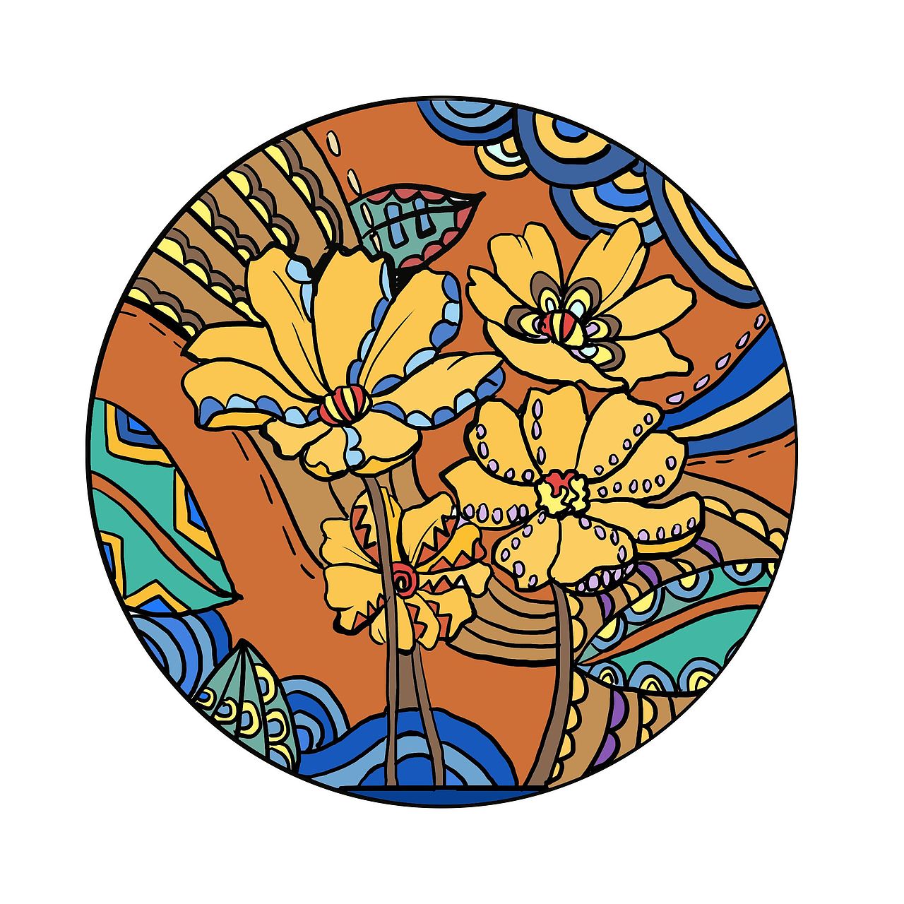 生如夏花（图ZMzAyOTE4NDIw） - 创作习作 - 站酷设计师扭扭棒原创素材 - 站酷ZCOOL