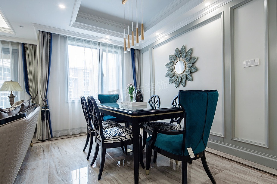 重庆天古设计师胡文,江渝北美式轻奢风格装修_锦绣城图