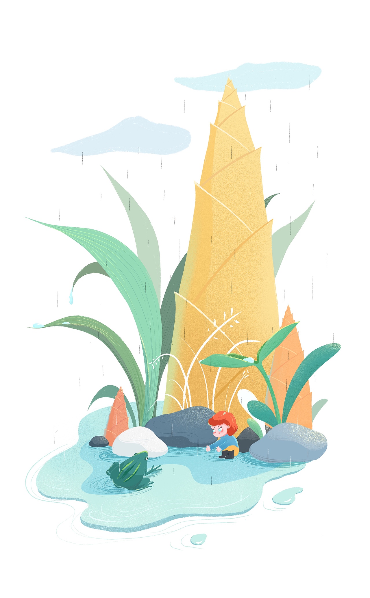 植物与春天（图ZMjAyMTQ2NjEy） - 创作习作 - 站酷设计师且陶陶诶原创素材 - 站酷ZCOOL