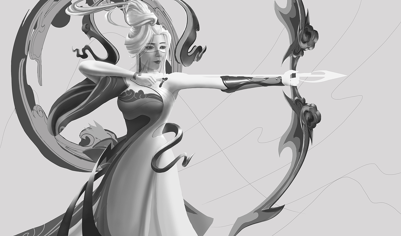 过程1举报收藏分享原创作品插画游戏原画王者荣耀伽罗鼠年皮肤太华