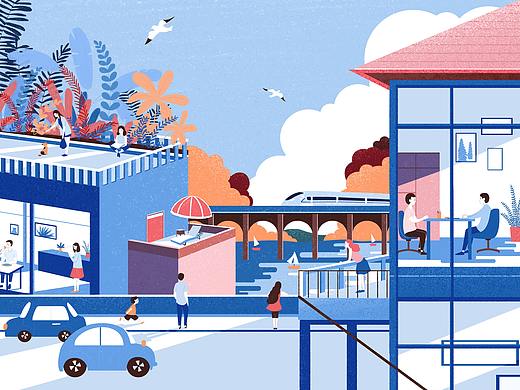 手绘练习（个人主页-ZMjk3Njc0MTY=） - 商业插画 - 站酷设计师哎呦阿雯原创素材 - 站酷ZCOOL