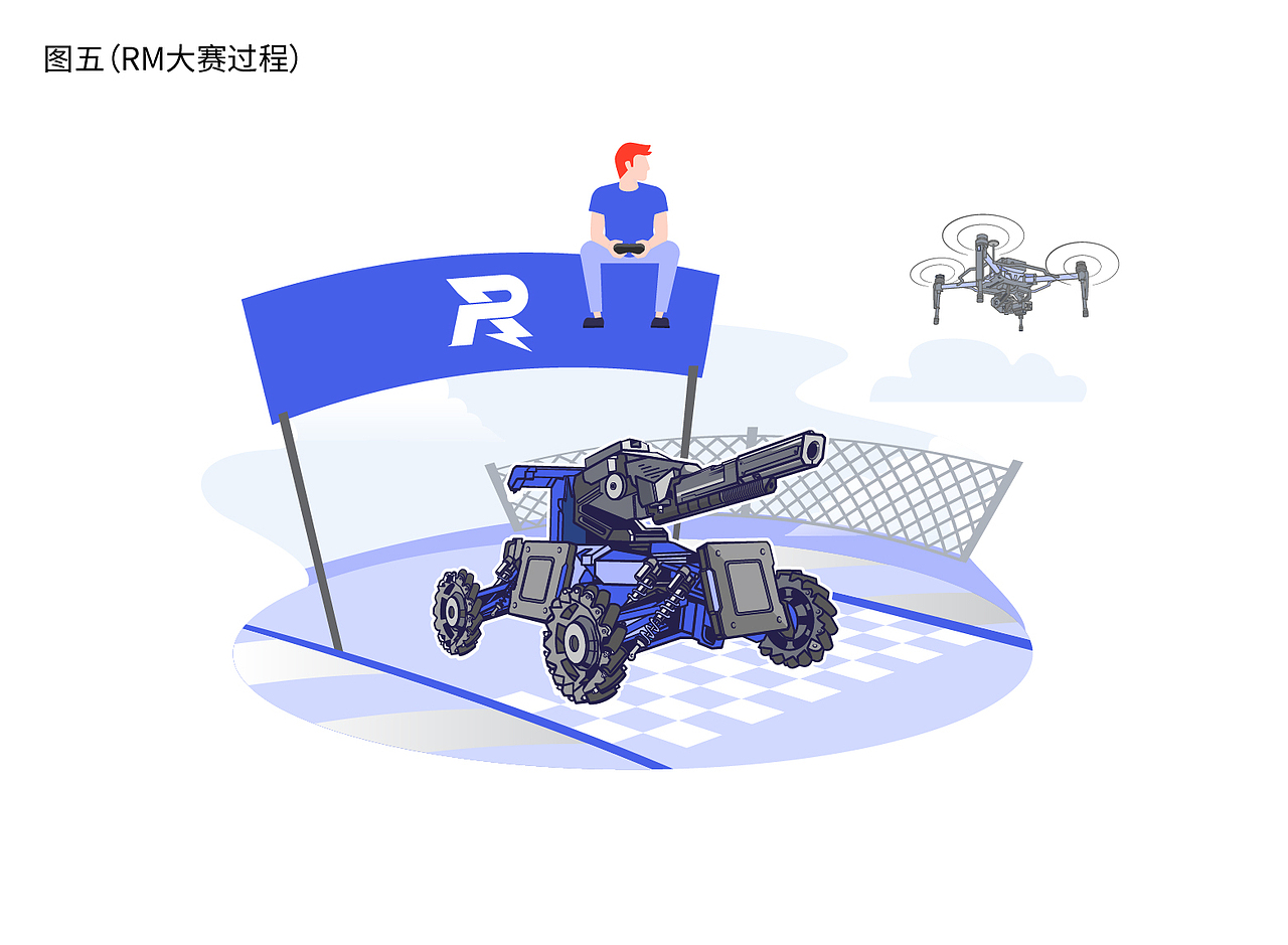 大疆原創(chuàng)插畫設(shè)計(jì)（圖ZMTYxNTcwNjEy） - 商業(yè)插畫 - 站酷設(shè)計(jì)師海浪創(chuàng)物原創(chuàng)素材 - 站酷ZCOOL