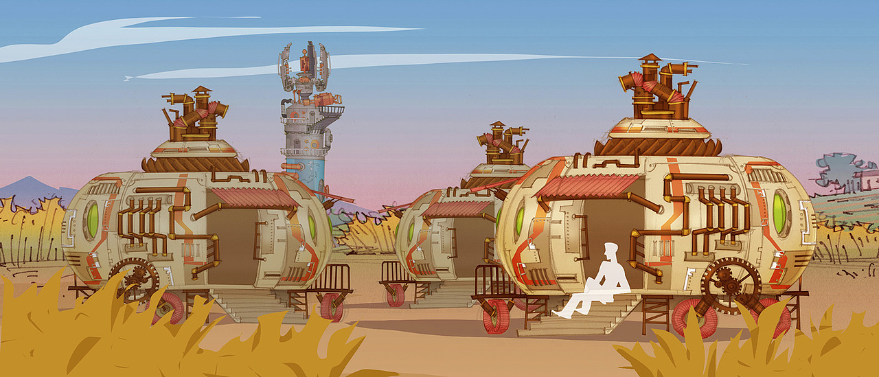 「农田机甲乐园」概念草图 (初稿)