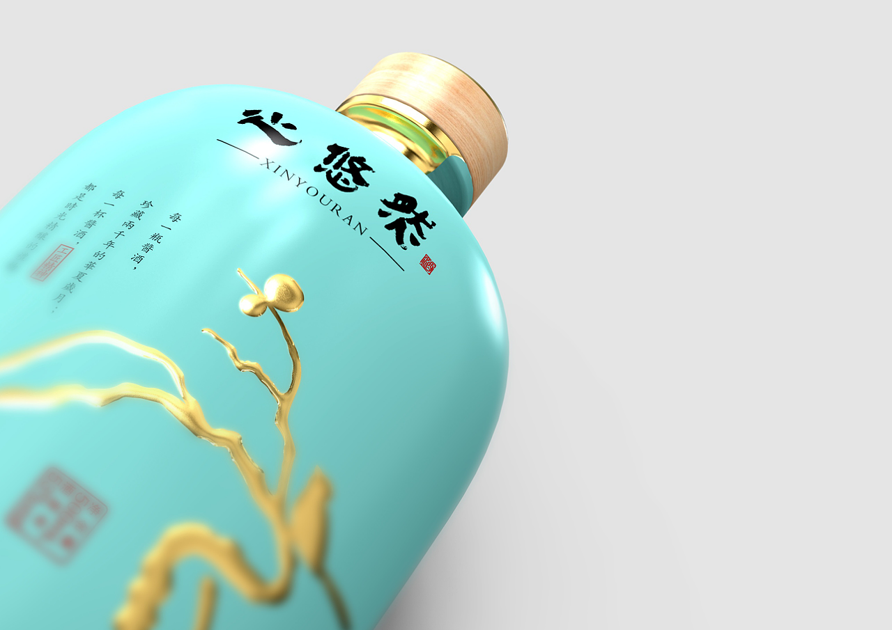 金缮工艺 X 白酒瓶型设计