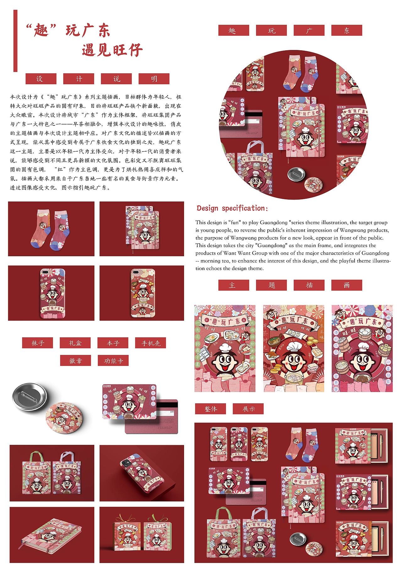 包装《“趣”玩广东》金犊奖-旺旺周边商品设计-佳作奖