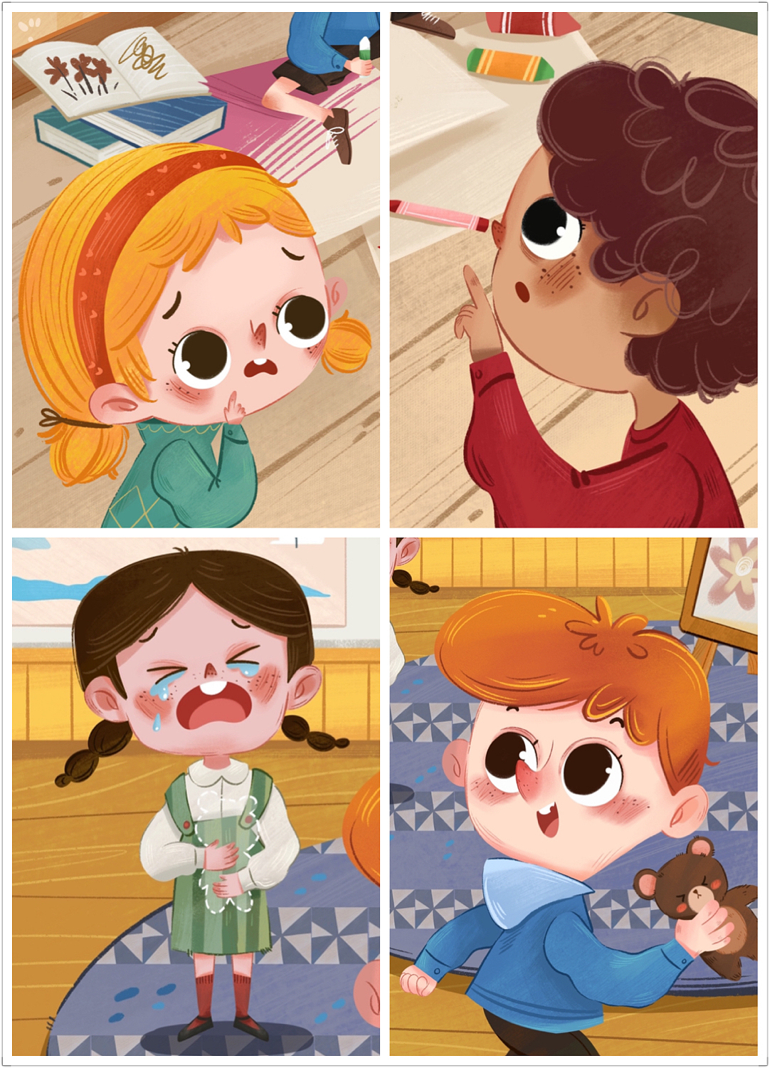 《调皮捣蛋鬼》儿童绘本（图ZMjk2MjQwNjMy） - 儿童插画 - 站酷设计师阿庙原创素材 - 站酷ZCOOL