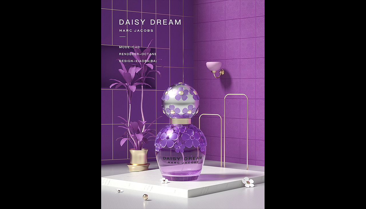 产品建模-渲染-莫杰雏菊梦境（图ZMTYzMDY3MTcy） - 场景 - 站酷设计师学着飞翔1原创素材 - 站酷ZCOOL