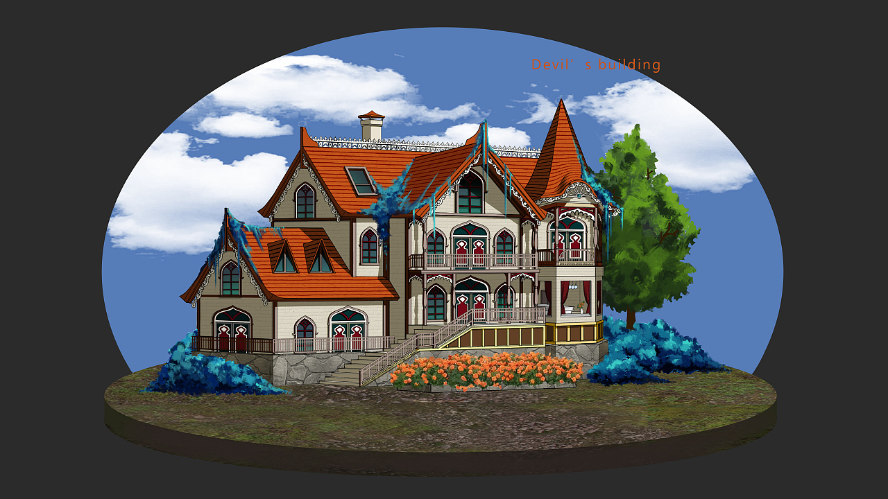 欧式建筑|插画|游戏原画|li佳彤 - 原创作品 - 站酷 (zcool)