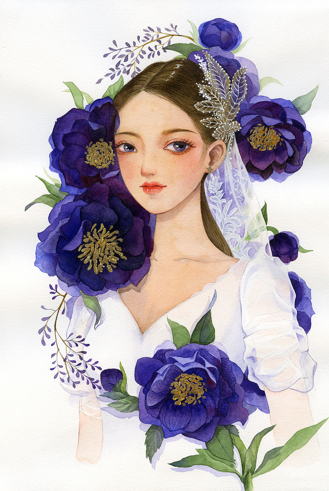 我的水彩创作进化史（图ZMjg5NzM0NzA4） - 商业插画 - 站酷设计师柒月画画原创素材 - 站酷ZCOOL