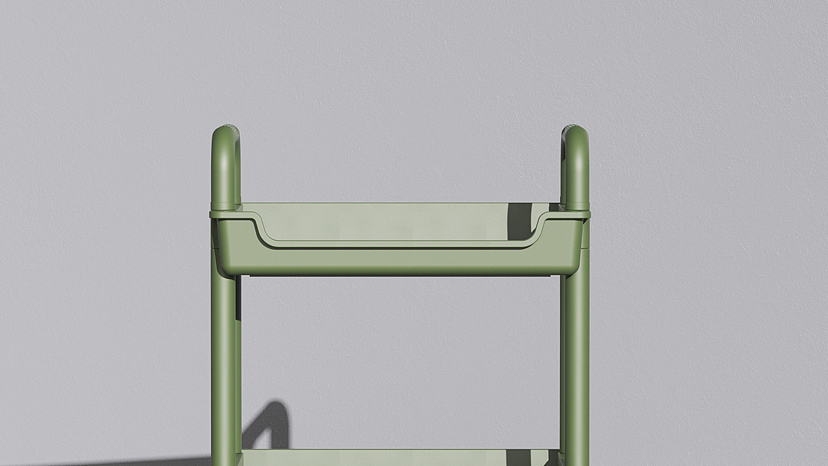 梦研社× 厨房卧室小推车置物架设计