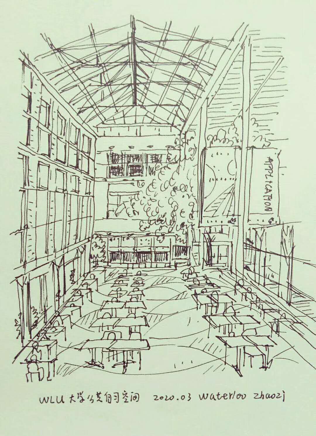 加拿大安大略省waterloo采风（图ZMjA0NjIzODg0） - 绘画 - 站酷设计师赵子先生原创素材 - 站酷ZCOOL