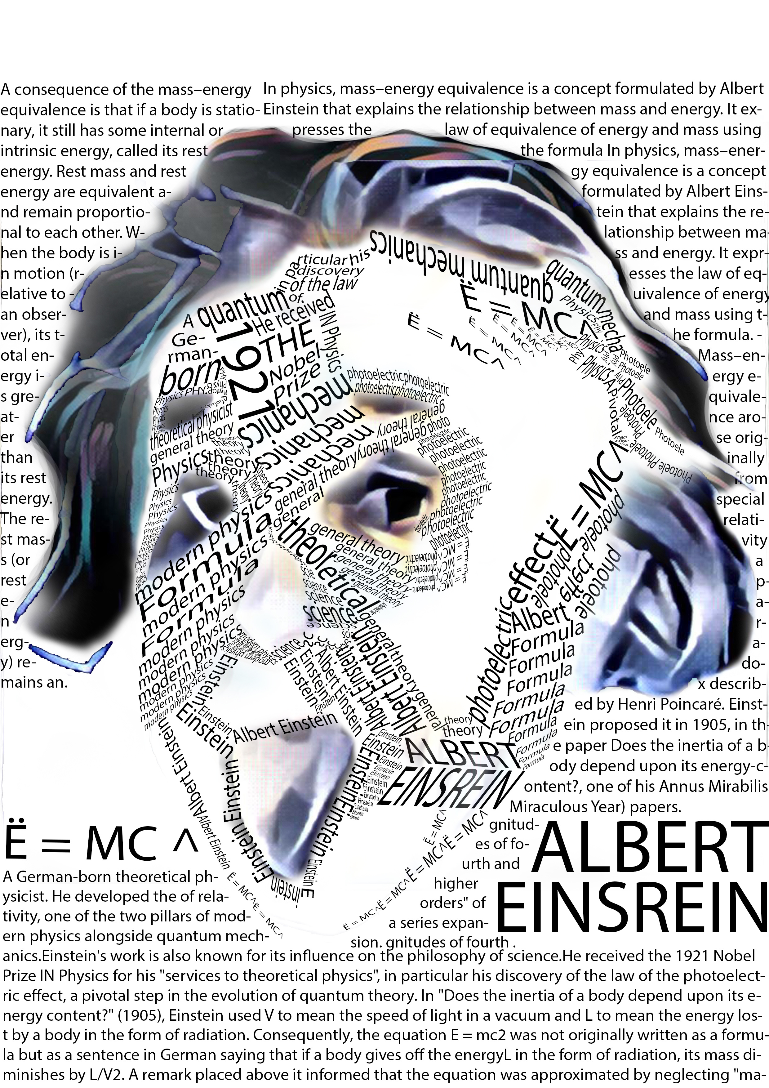 爱因斯坦点状平构图