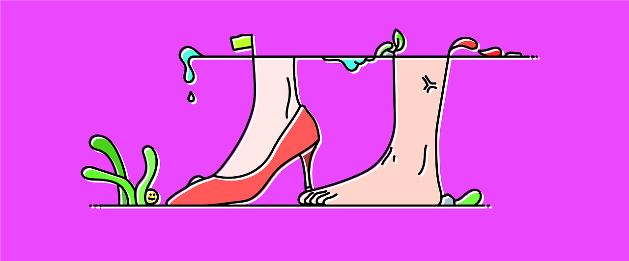 PAIN_疼痛（图ZMTEzNjE1ODE2） - 新锐潮流插画 - 站酷设计师咋够原创素材 - 站酷ZCOOL