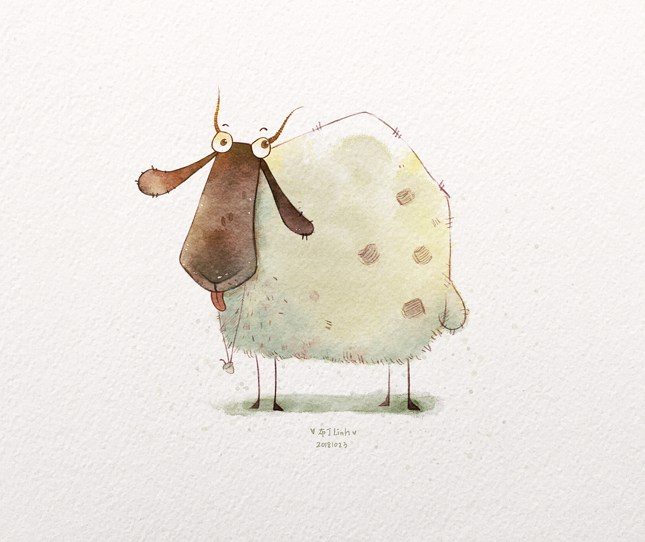 萌宠动物的日常发呆（图ZMTMzMDYwMTg4） - 儿童插画 - 站酷设计师布丁Linh原创素材 - 站酷ZCOOL