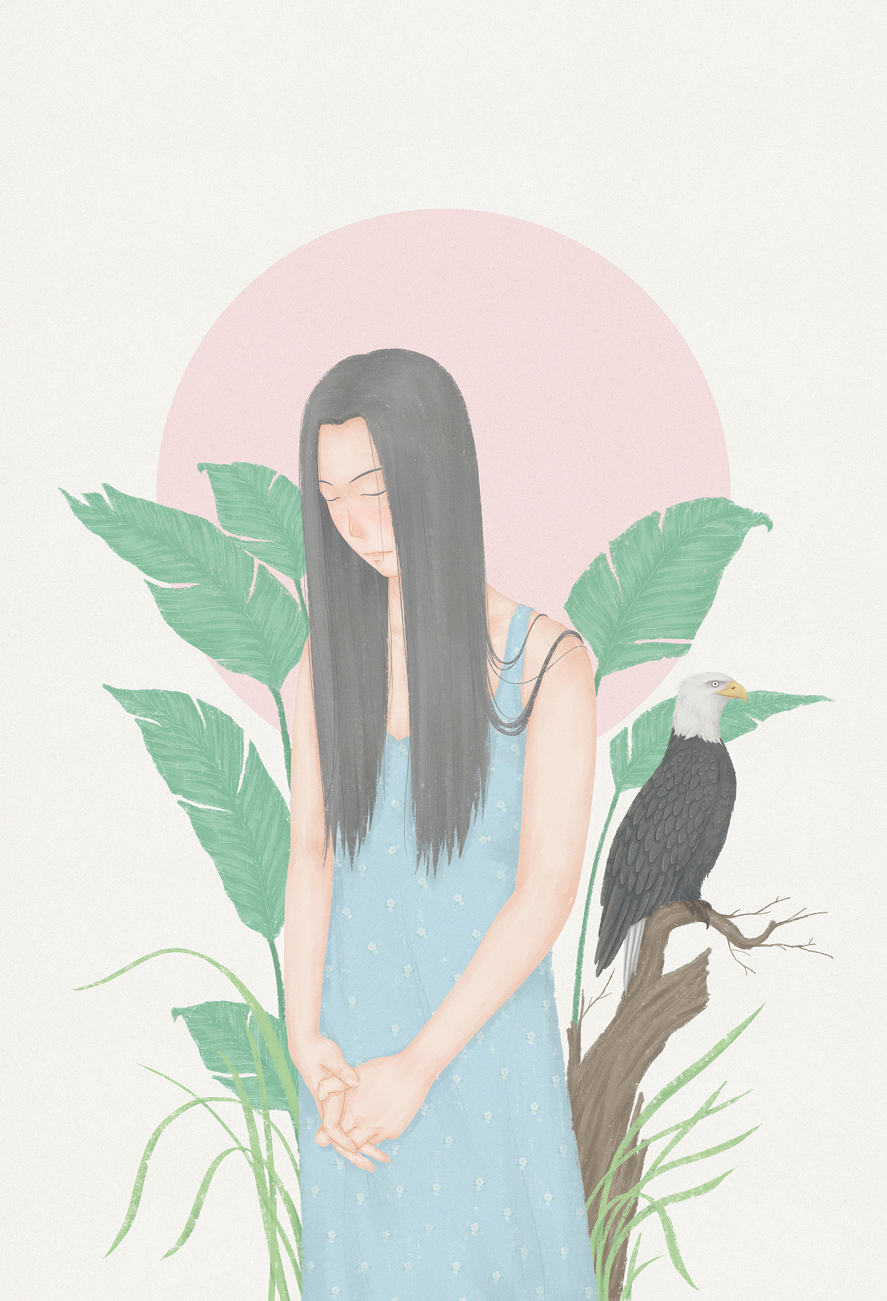 《寂静的忧伤》系列插画|插画|创作习作|南国夏 - 原创作品 - 站酷