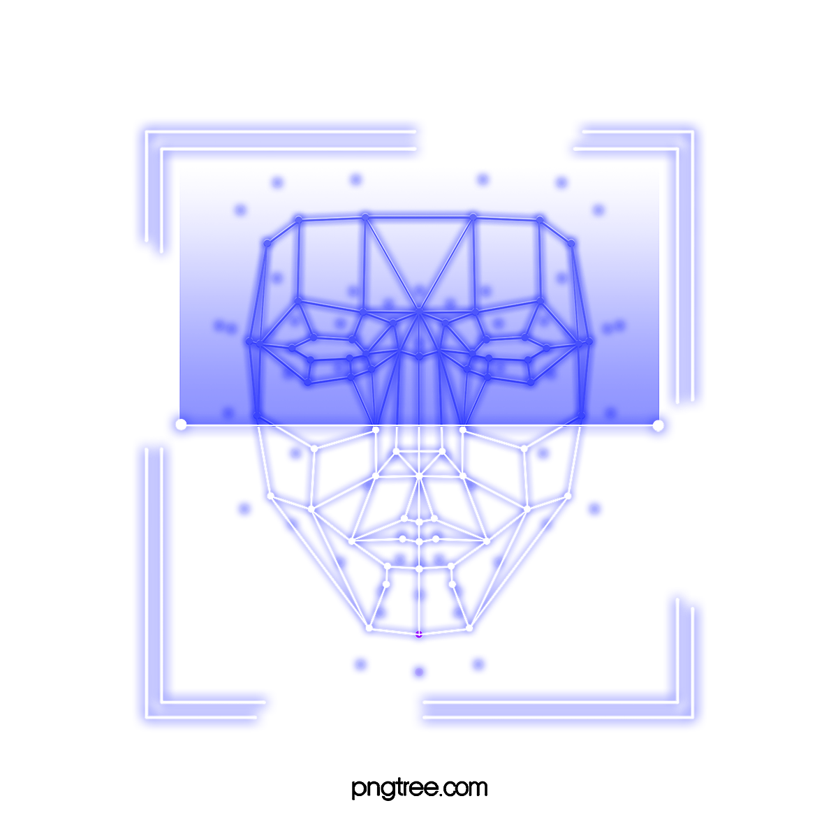 各种人脸扫描素材