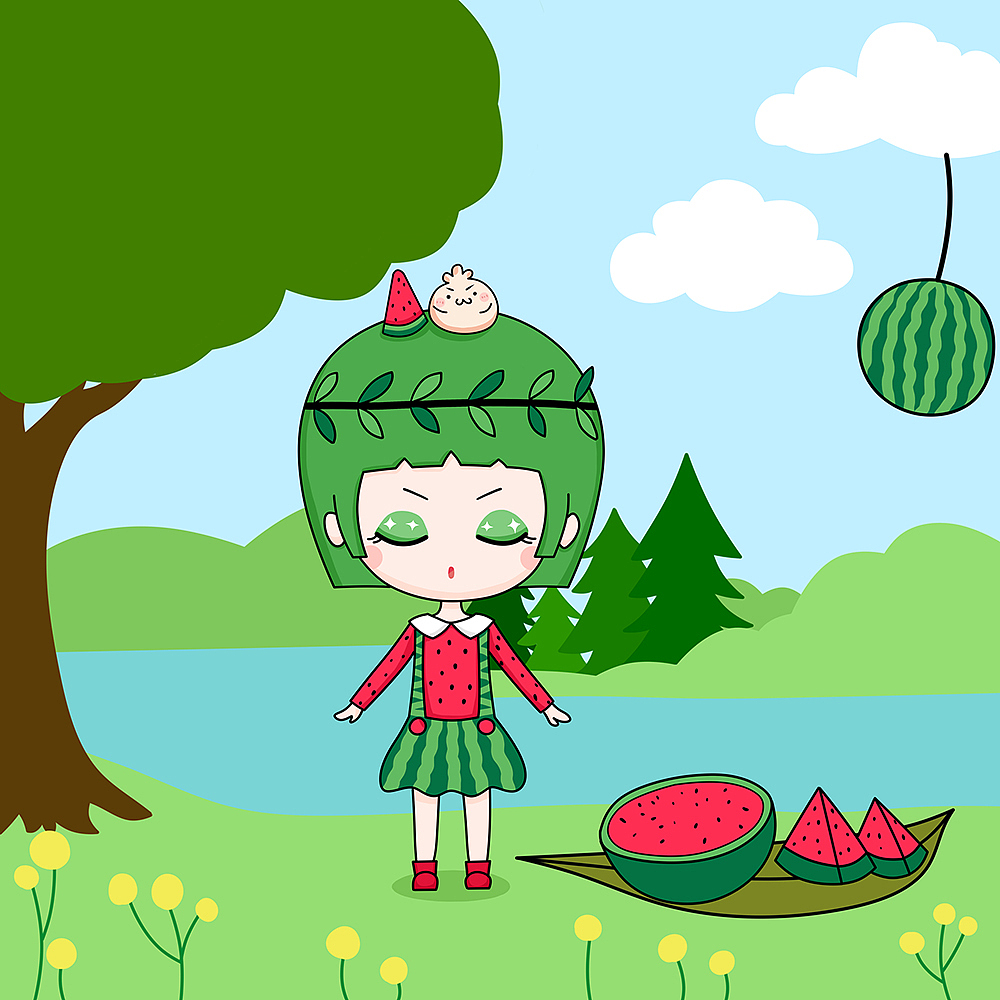 唐包子-《水果包子系列》（图ZMjQzNTc5MDg0） - 儿童插画 - 站酷设计师蛇皮僵原创素材 - 站酷ZCOOL