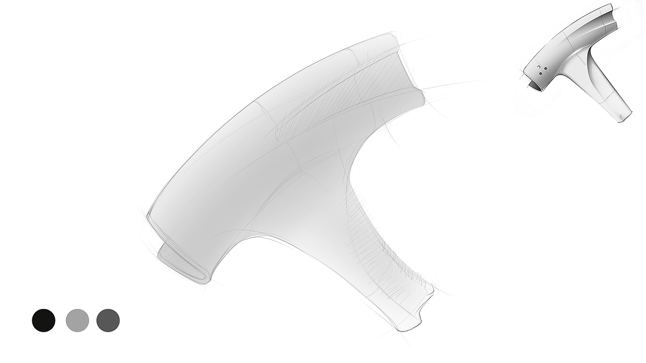 教程02:工业设计photoshop二维手绘渲染 02光影形态