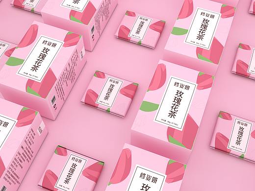 花茶包装、茶叶包装、干货节日包装、玫瑰花茶包装盒
