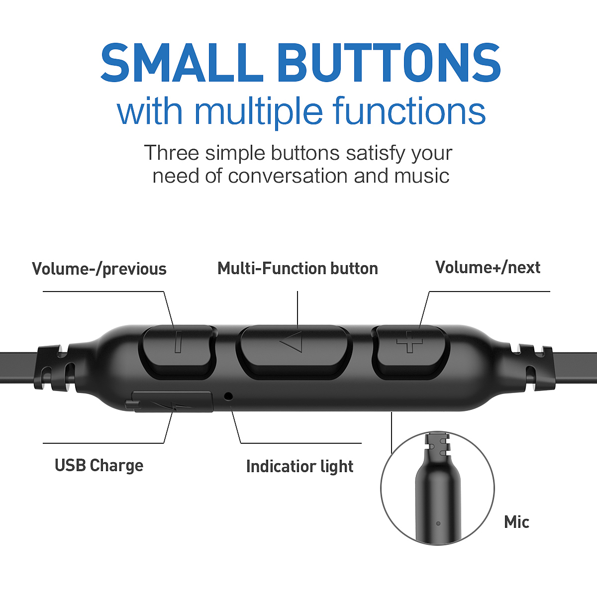亚马逊入耳式蓝牙运动耳机