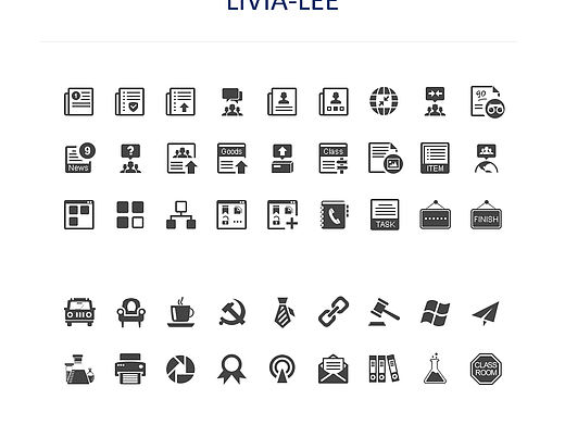 Simple Icon（個人主頁-ZMzE4NTg2OA==） - 圖標(biāo) - 站酷設(shè)計師Livia_Lee原創(chuàng)素材 - 站酷ZCOOL