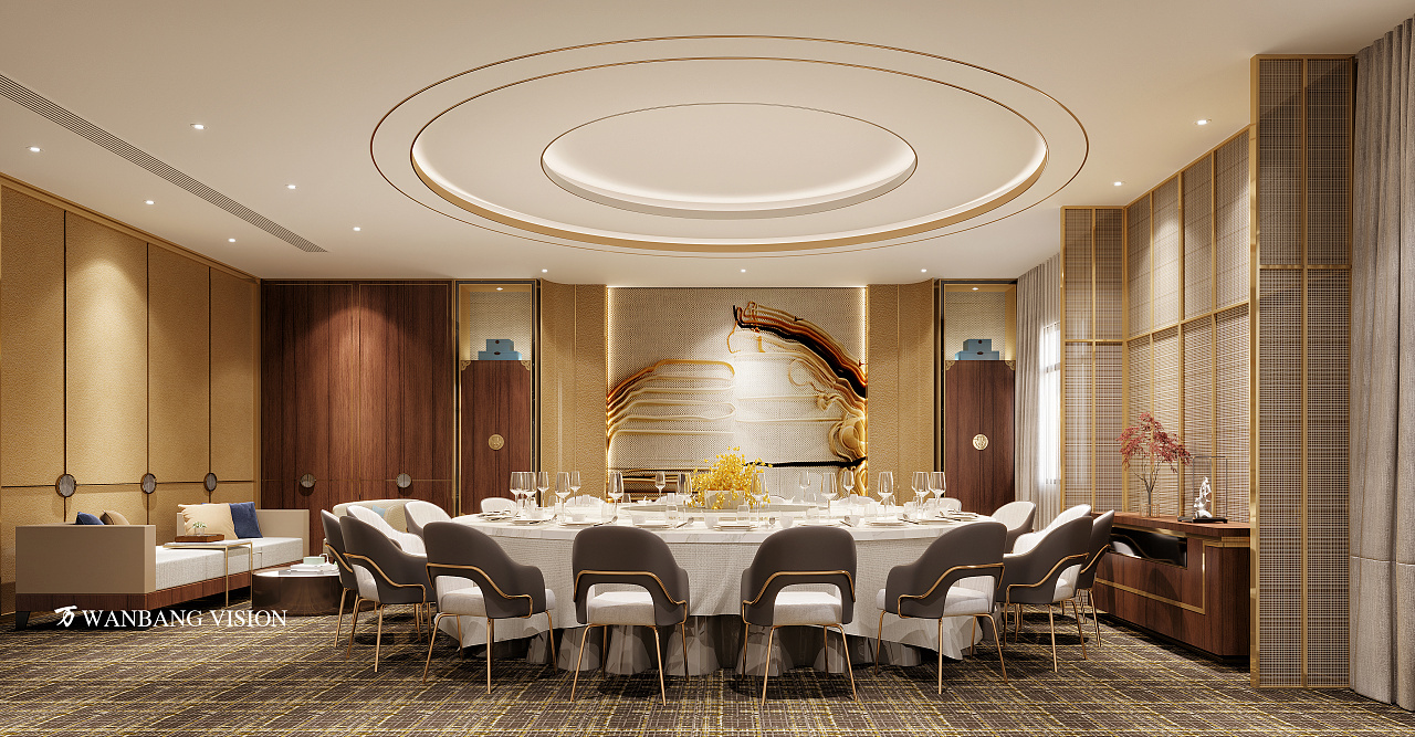 新中式酒店,酒店,酒店包厢,新中式酒店包厢,楼梯间|空间|酒店餐饮设计