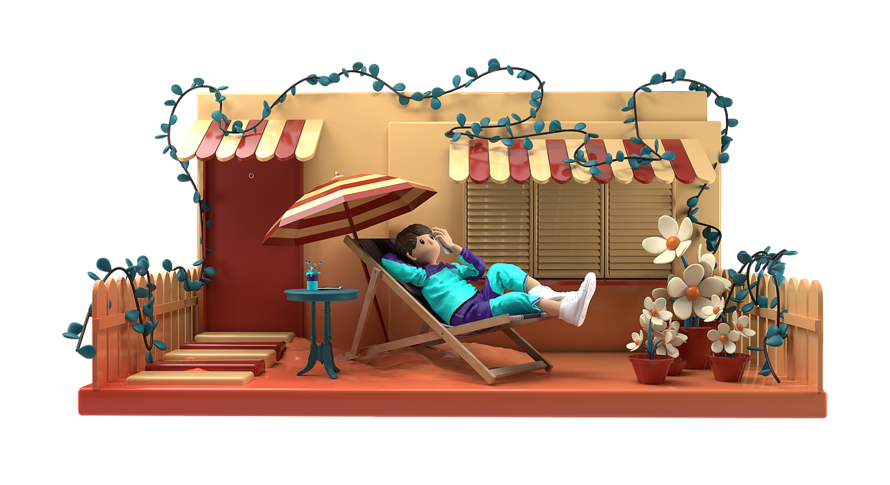 C4D角色绑定+MD衣服制作的角色