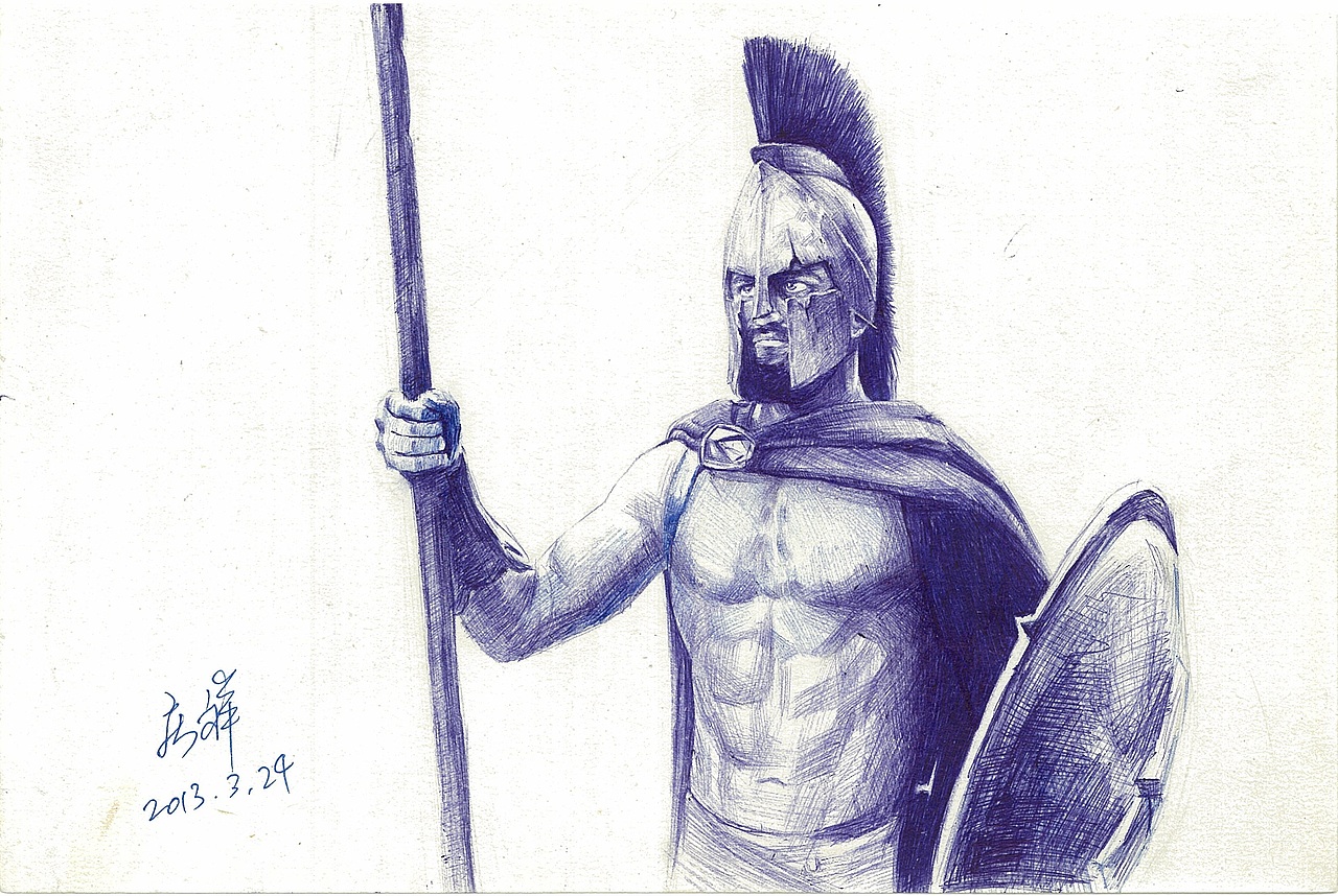 晴之画笔《斯巴达300勇士》