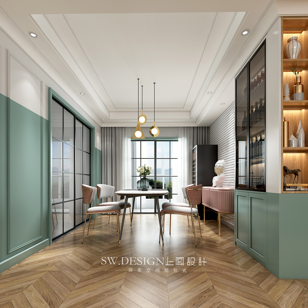 ▲The restaurant餐厅