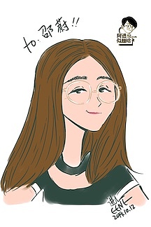 阿进似颜绘2019年现场画像作品（彩色篇）（图ZMTkxOTMwNjc2） - 单幅漫画 - 站酷设计师阿进似颜绘原创素材 - 站酷ZCOOL