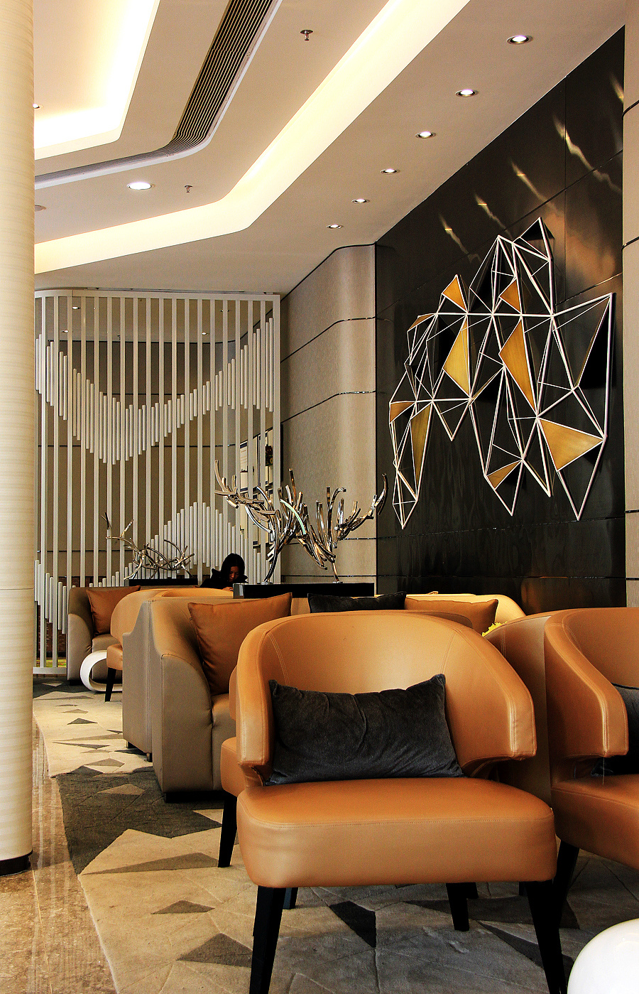 广州南沙滨海花园九期售楼部|室内设计|空间/建筑|后屿设计事务所 - 