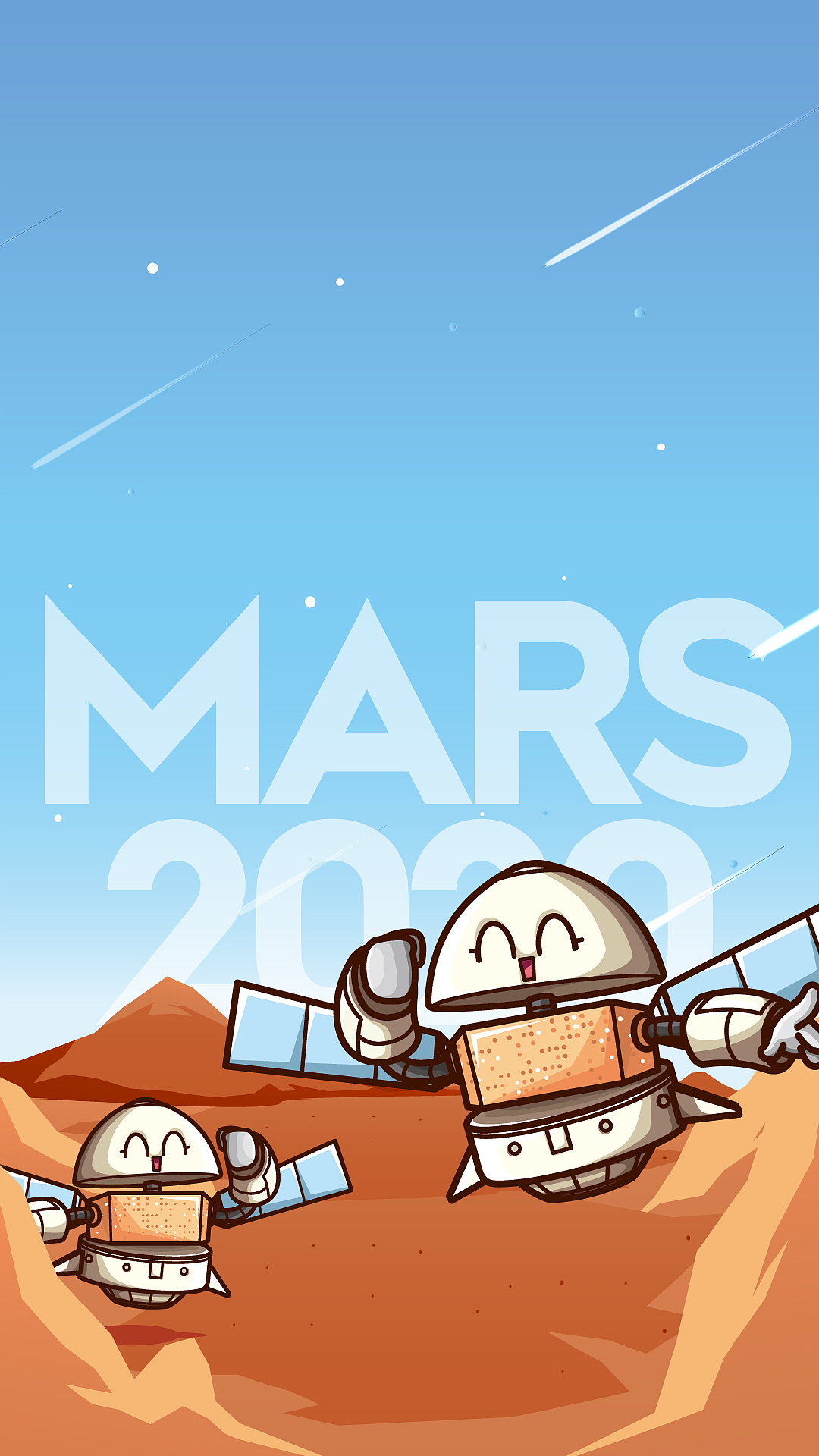 【ip卡通形象】中国空间科技研究院卡通形象—探测器_ocs_100-站酷