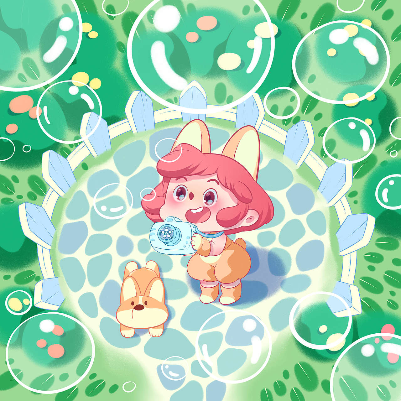 12月，一年又过去了（图ZMjgwOTQ4MTc2） - 儿童插画 - 站酷设计师a熊喵吉祥原创素材 - 站酷ZCOOL