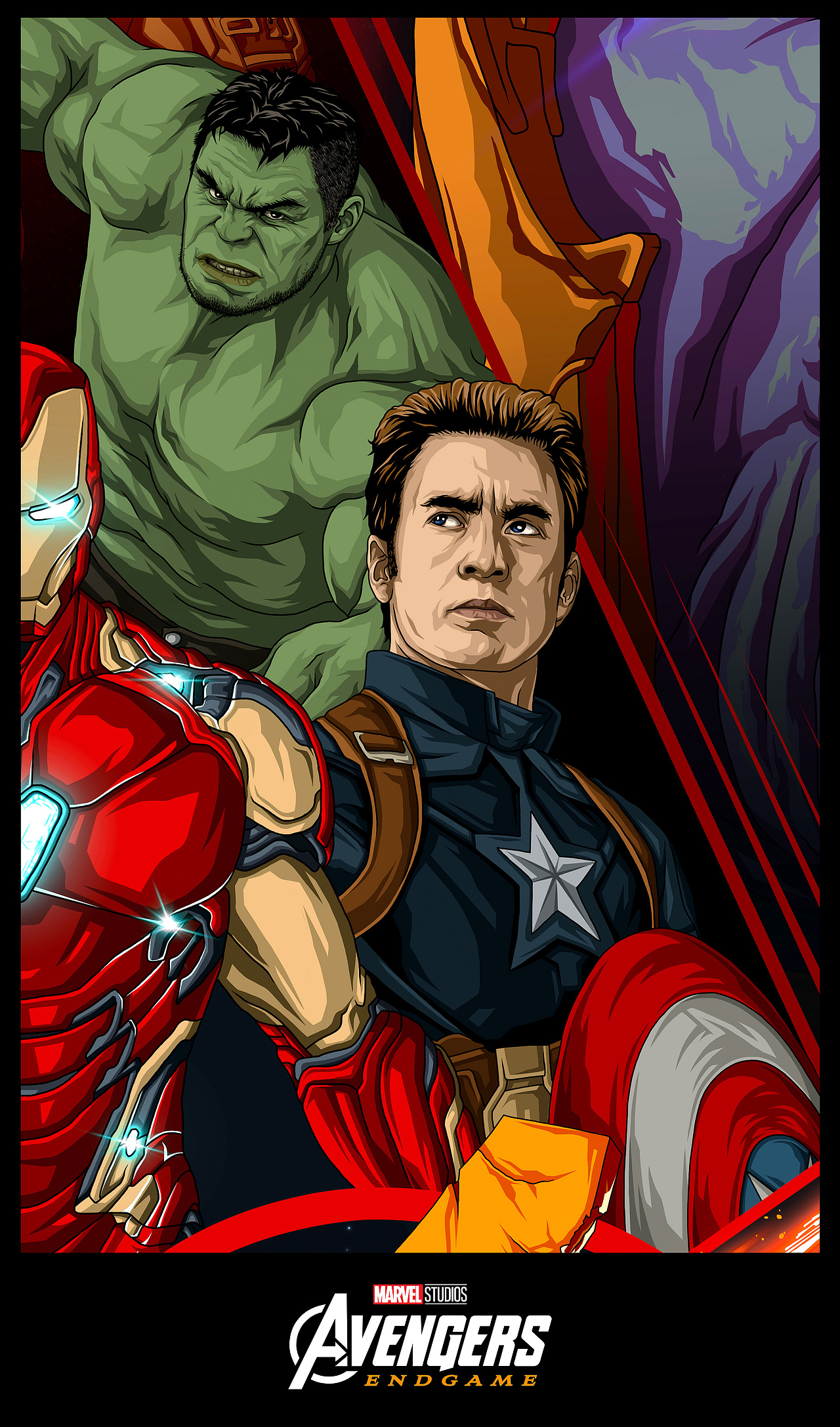 《复仇者联盟4》概念插画海报（图ZMTU4MDk5Mzg0） - 商业插画 - 站酷设计师ACEWORKS原创素材 - 站酷ZCOOL