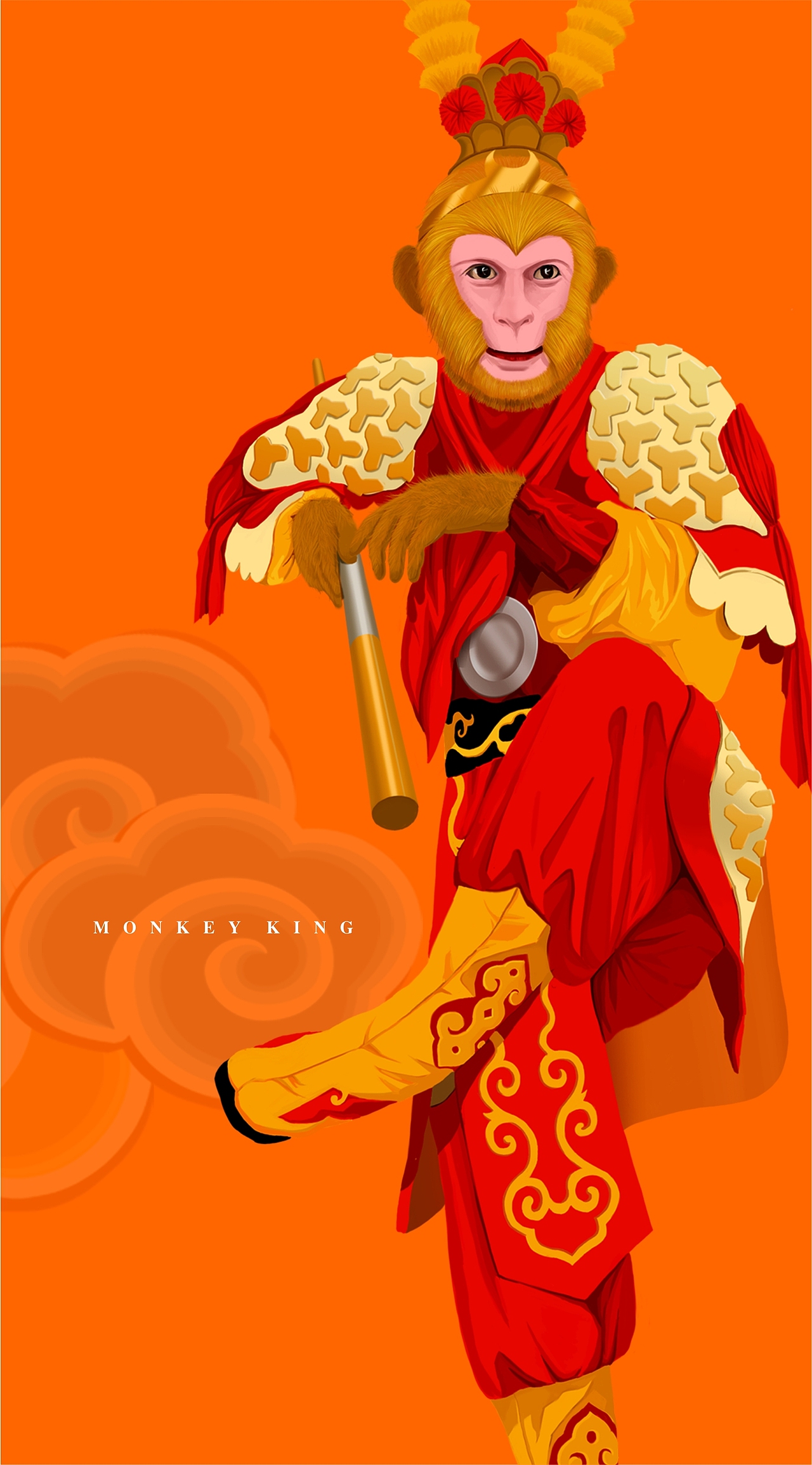 齐天大圣|插画|创作习作|joker林炜昱_原创作品-站酷zcool