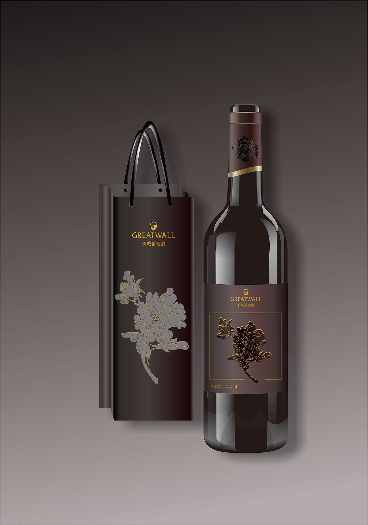 红酒包装（图ZMTM1OTMyMzUy） - 品牌 - 站酷设计师装笑的小丑原创素材 - 站酷ZCOOL