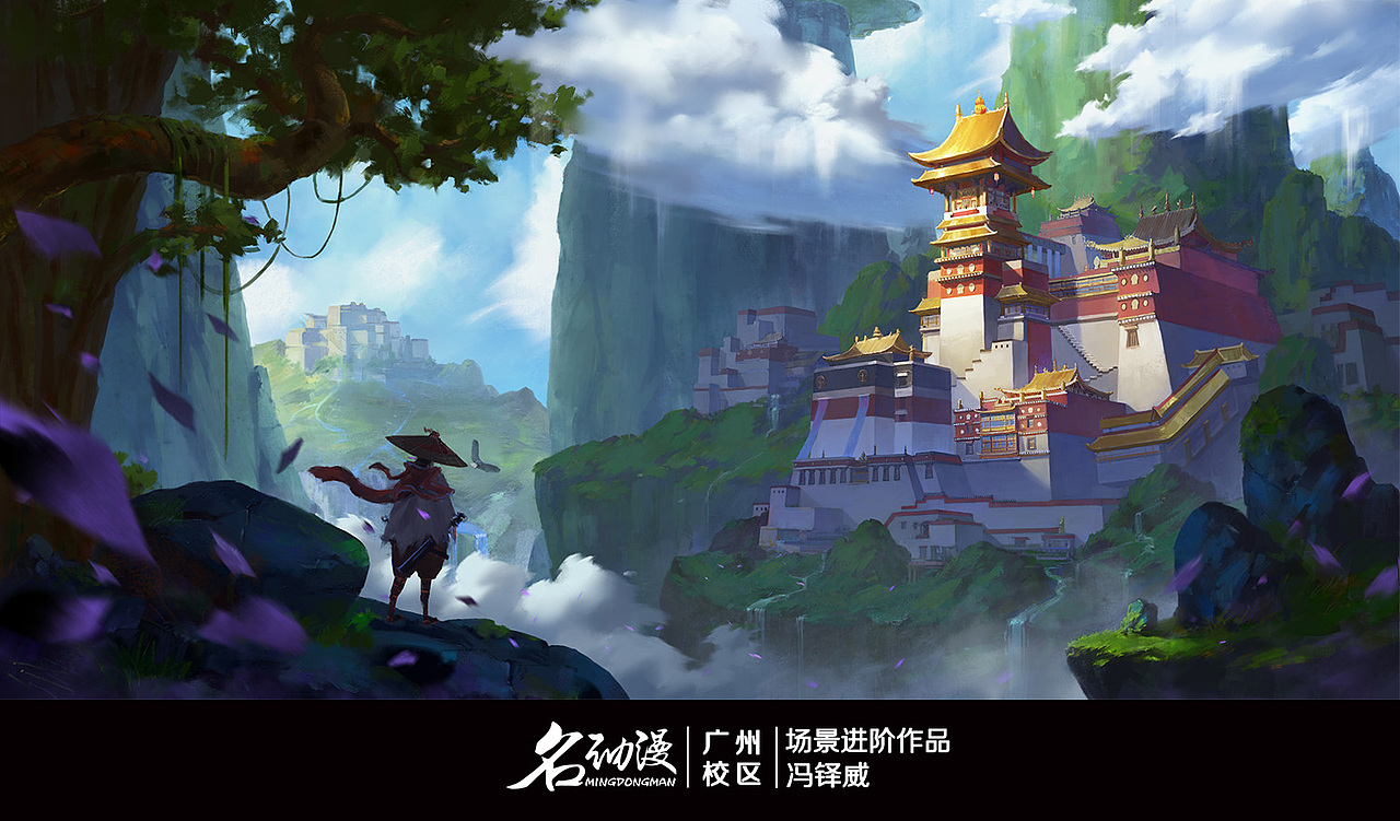 学生作品|场景进阶班中国古建筑风主题创作