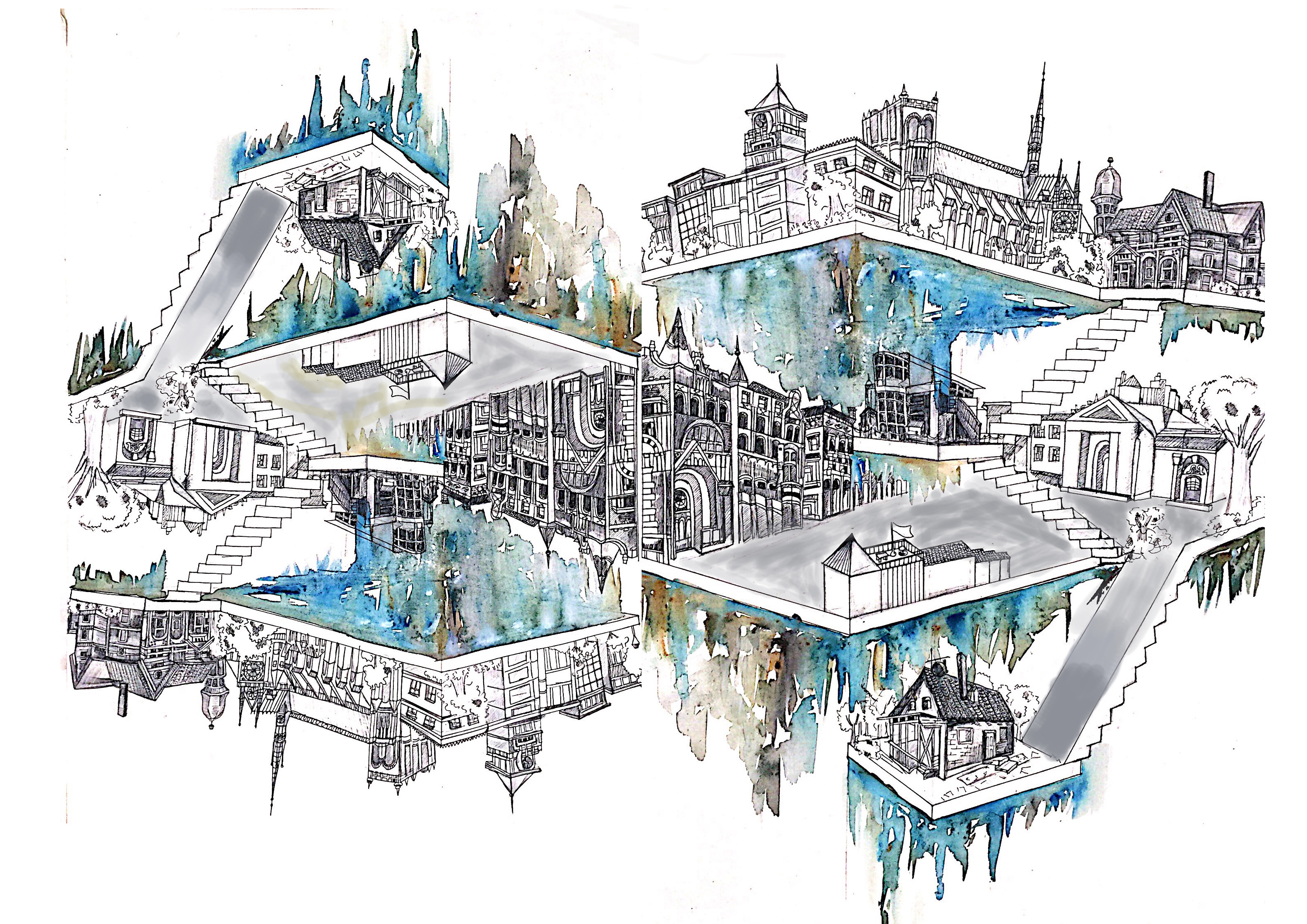 巴别塔|插画|商业插画|anndark - 原创作品 - 站酷 (zcool)