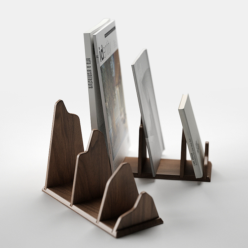 20年木迹设计作品,桌面文创摆件系列,黑胡桃东方诗意