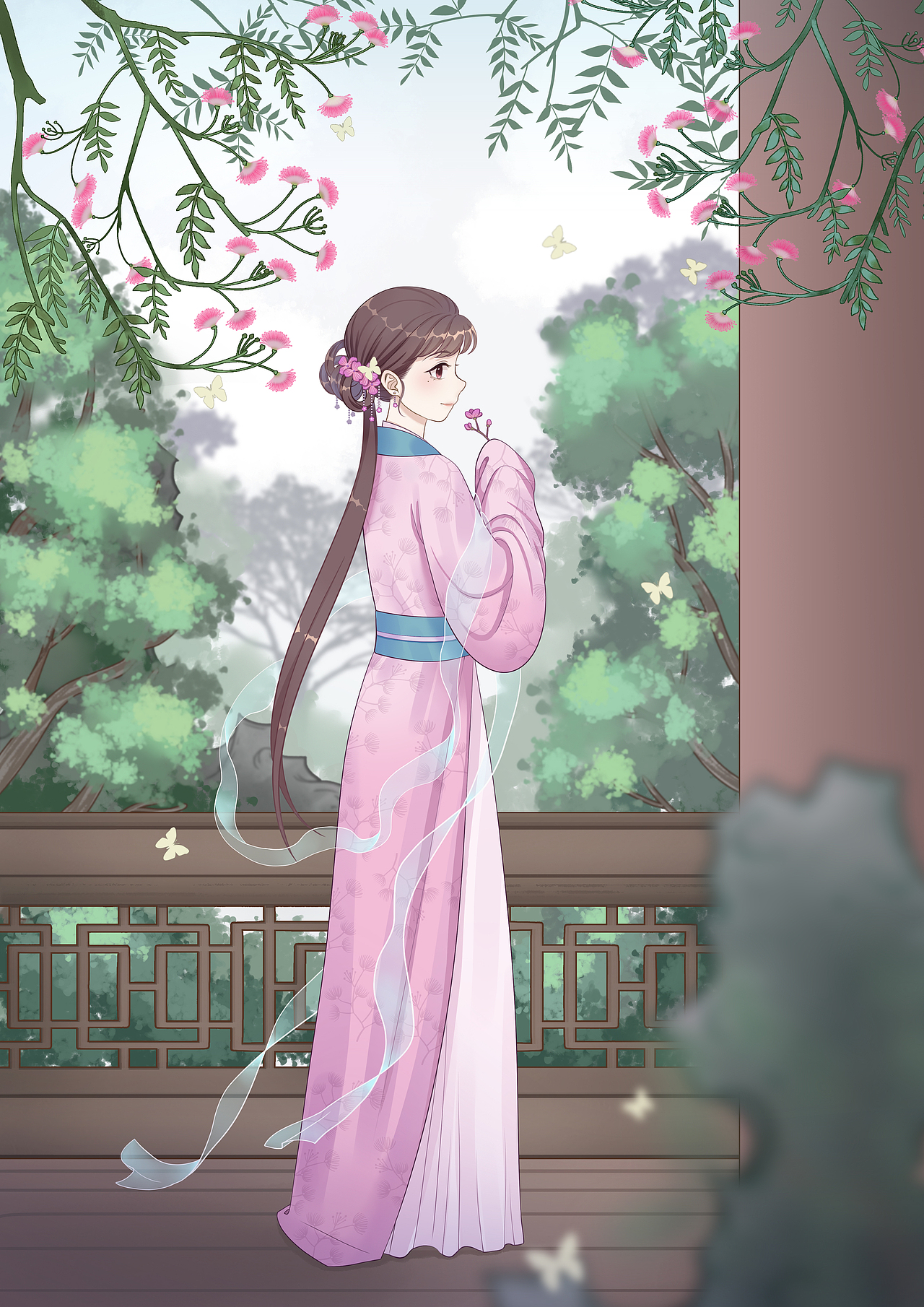 植物语(相思篇、画卷篇)（图ZMjg4MzU1Nzc2） - 商业插画 - 站酷设计师五杠原创素材 - 站酷ZCOOL