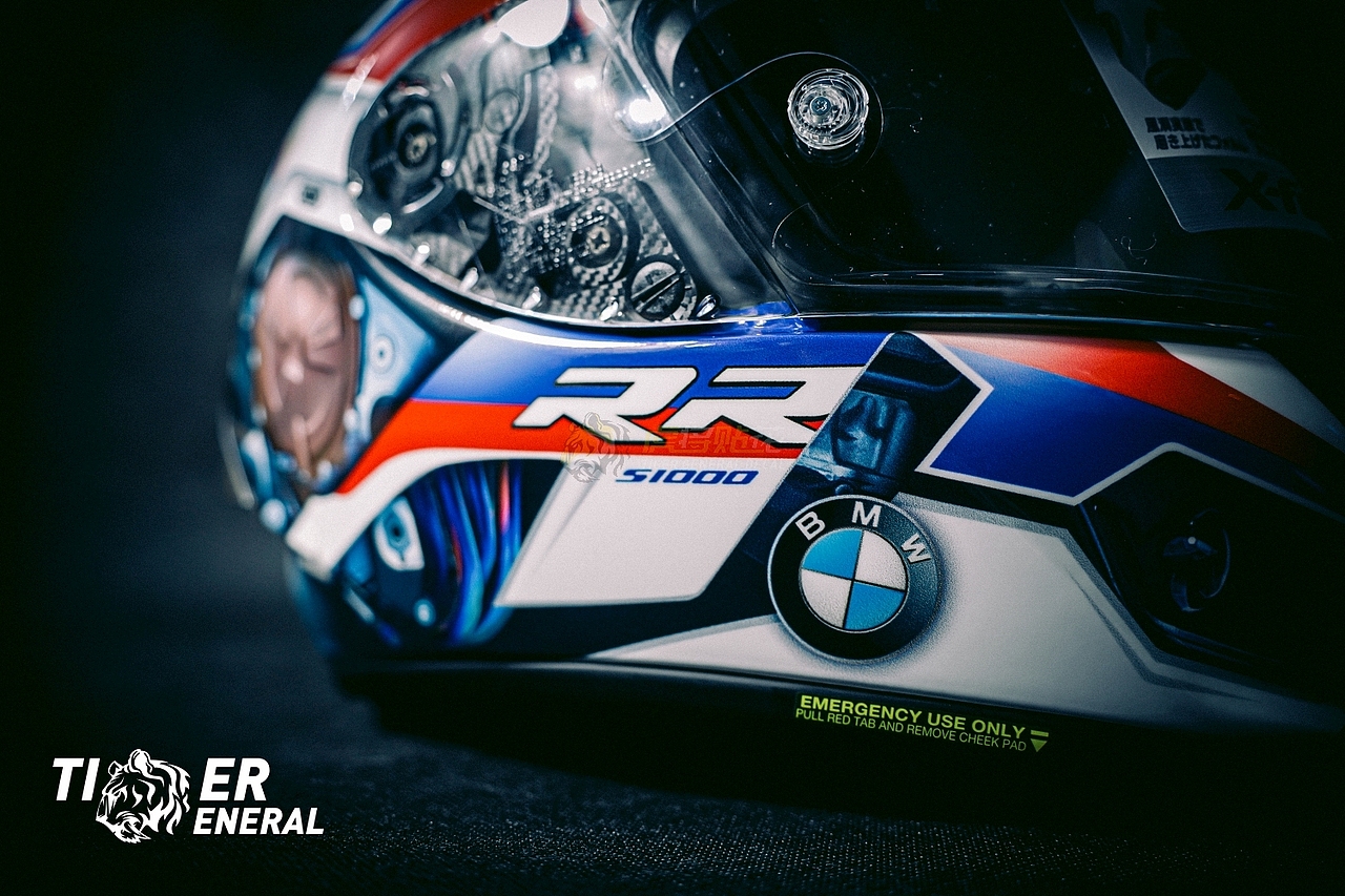 头盔涂装|shoei x14 宝马摩托车机车 s1000rr m 涂装