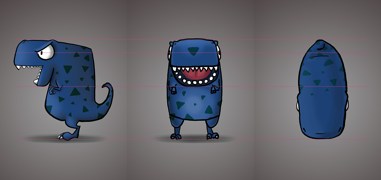 霸王龙|三维|人物/生物|originalsen_原创作品-站酷zcool