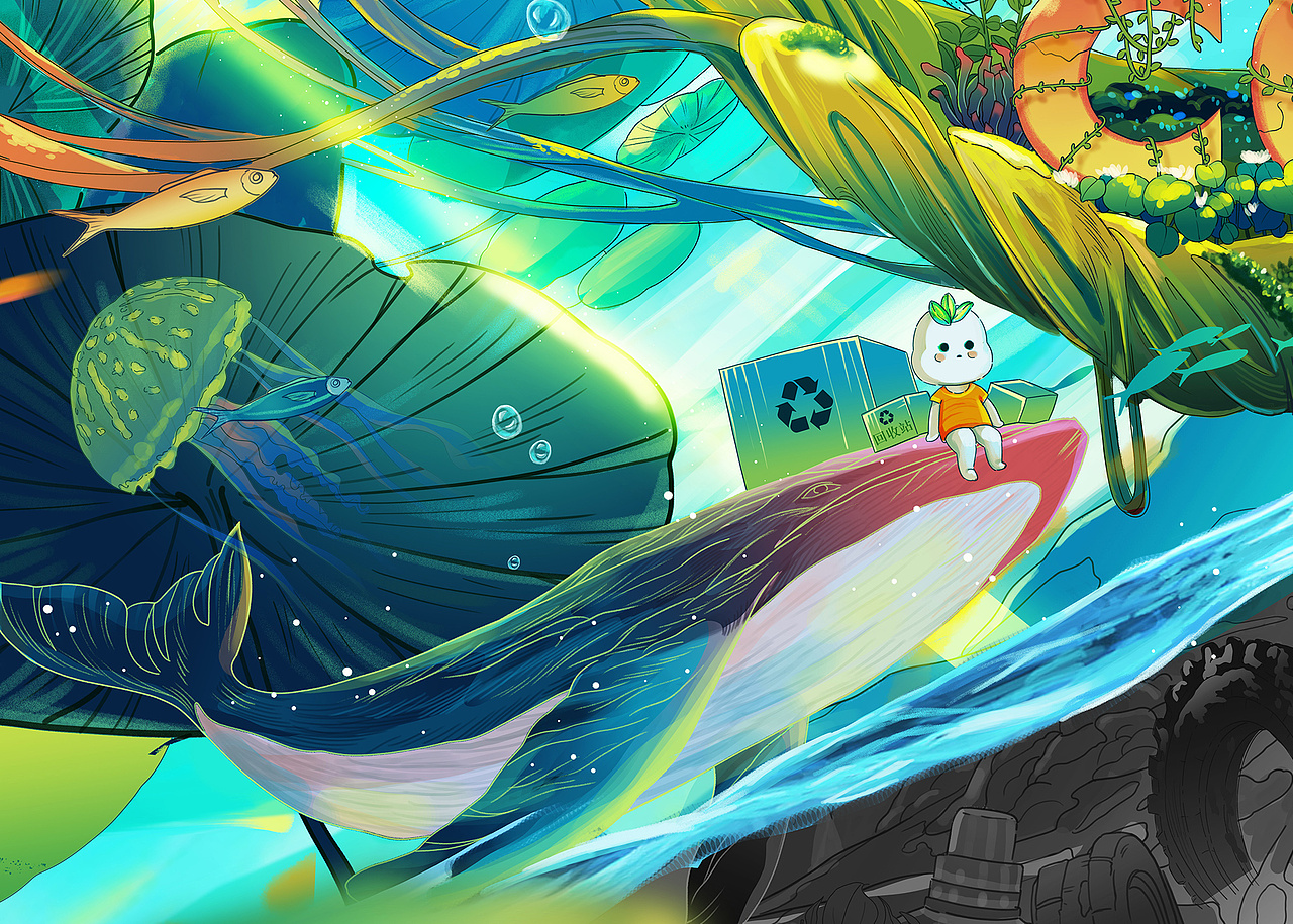 发现环保之美——重生（图ZMjgwMTU3Njc2） - 海报 - 站酷设计师果汁LL原创素材 - 站酷ZCOOL