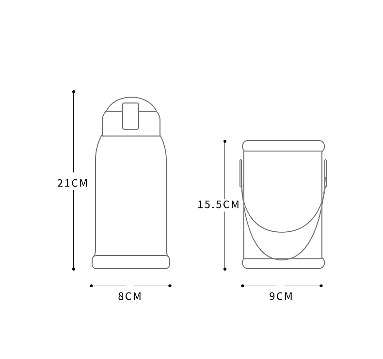儿童水壶，儿童杯详情页，三维建模渲染，保温杯