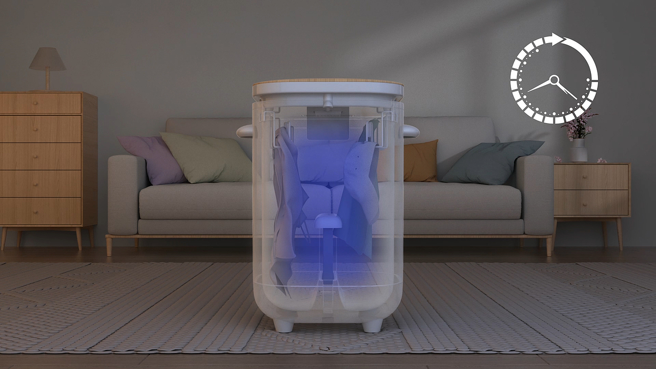 木纹毛巾桶-产品动画视频