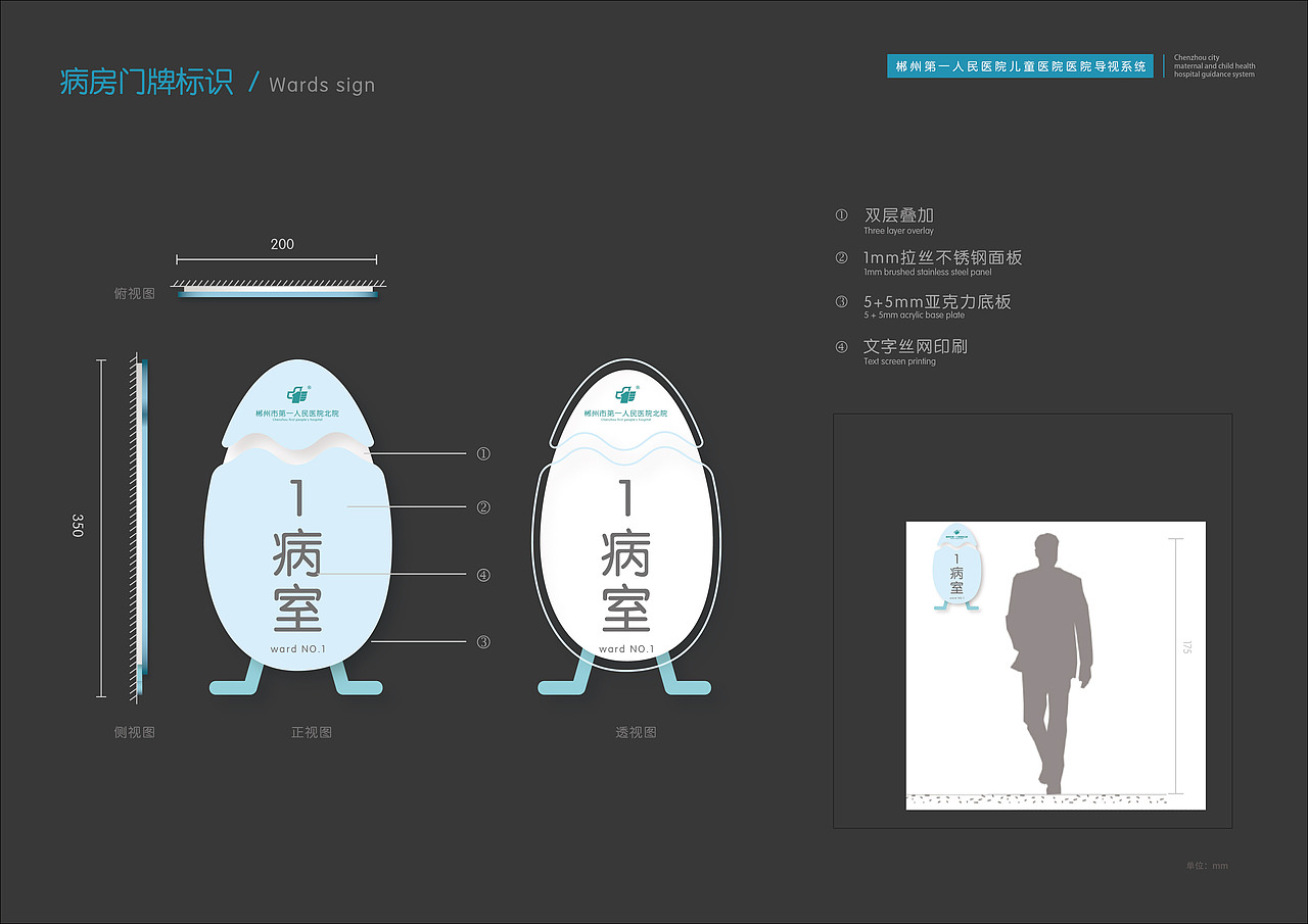 郴州市第一人民医院北院儿童医院导视系统方案