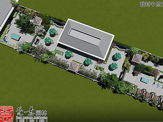郑州屋顶花园设计——登封中原文化城屋顶花园设计案例