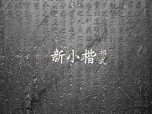 【一祁造字】祁式新小楷体 & 祁式新标楷体