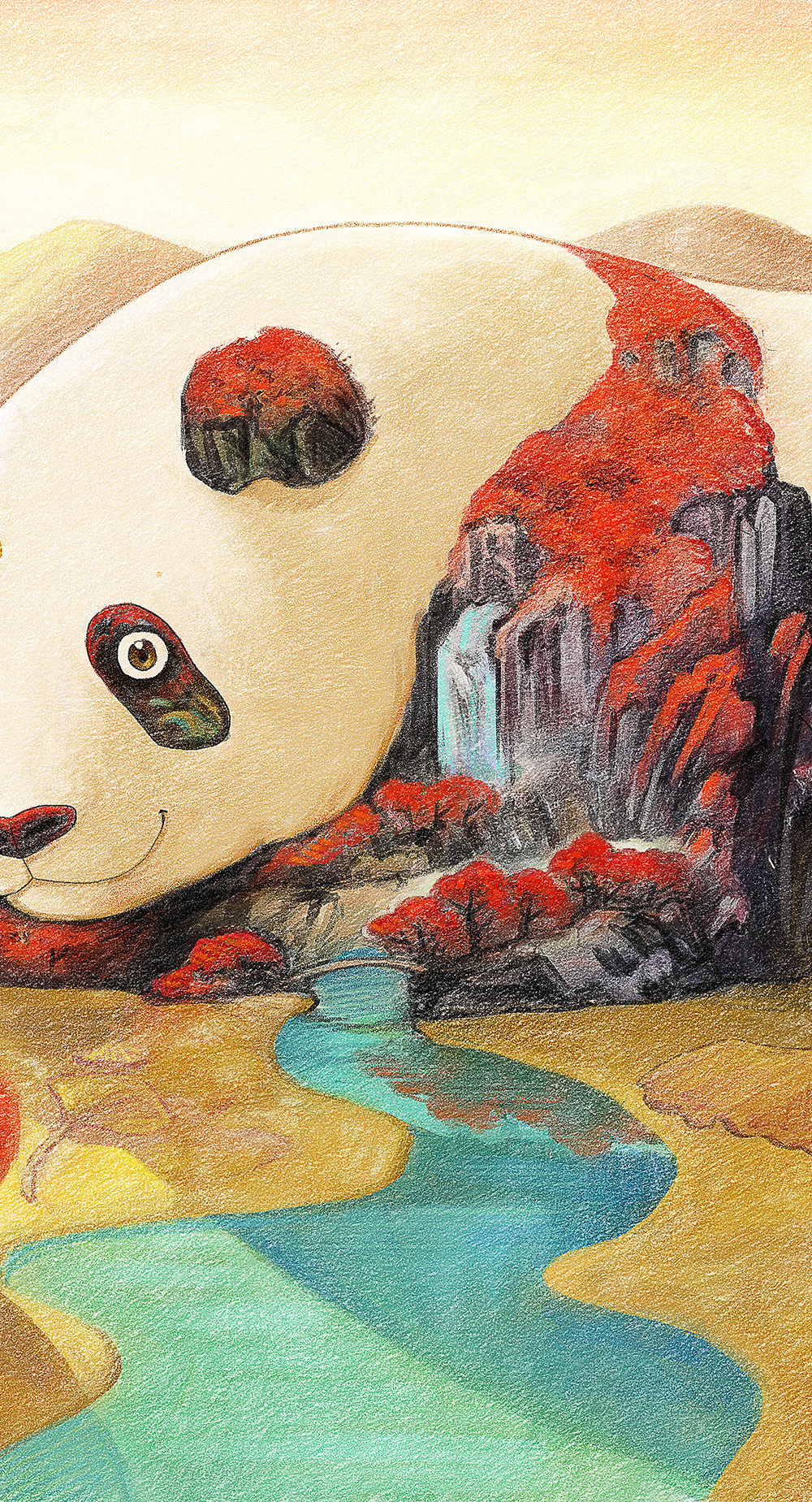 四季熊猫——秋